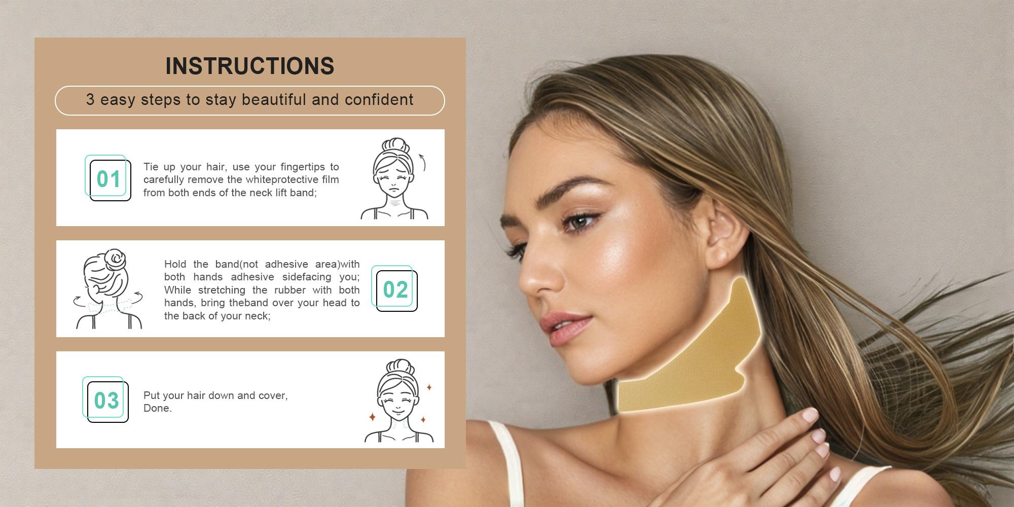 neck lift tape