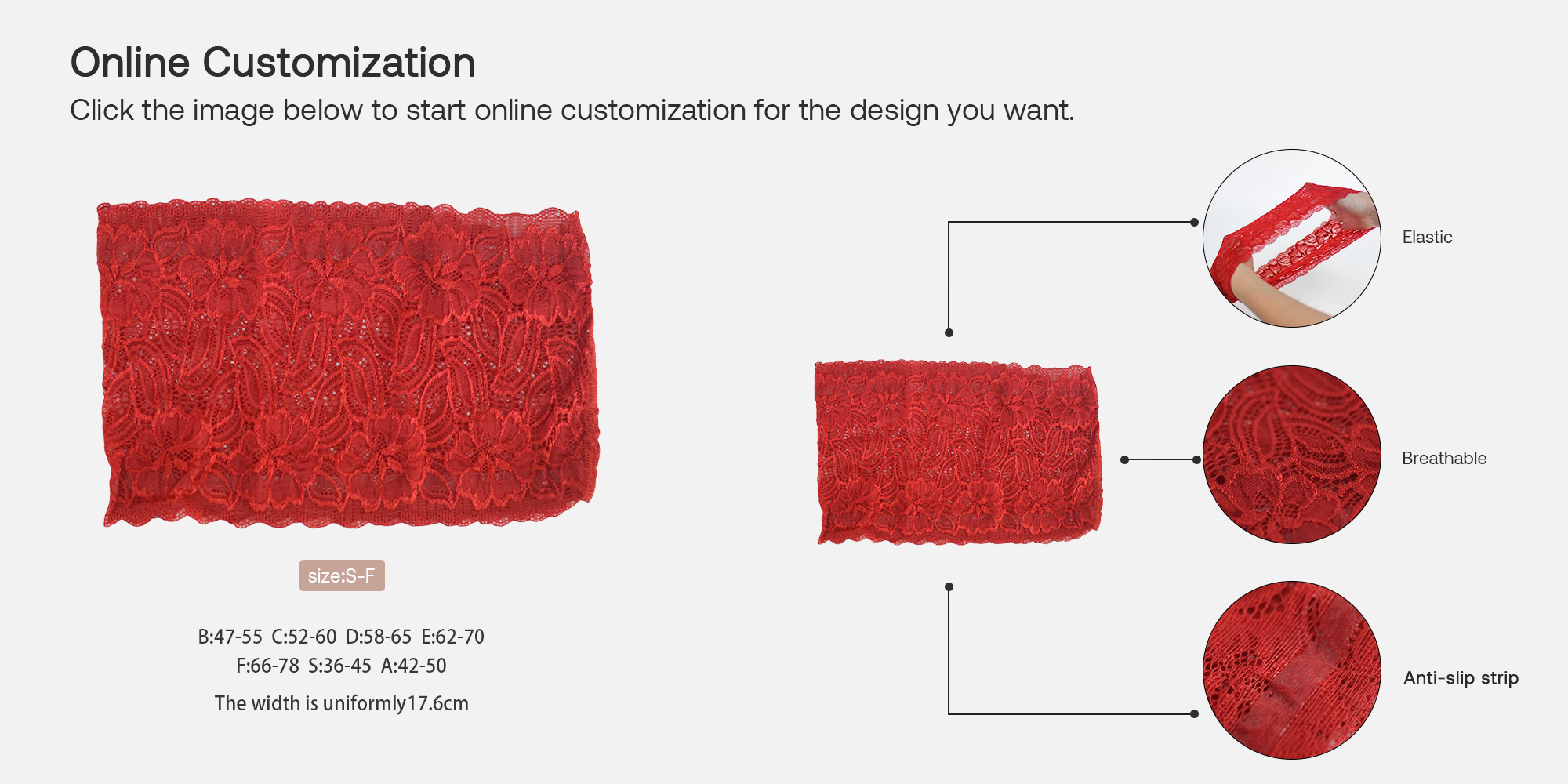 Lace Anti-Chafing Thigh Patch