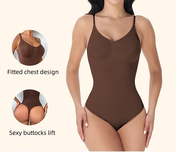 Women Slimmer Tummy Compression Thong Panty Full Body Shaper