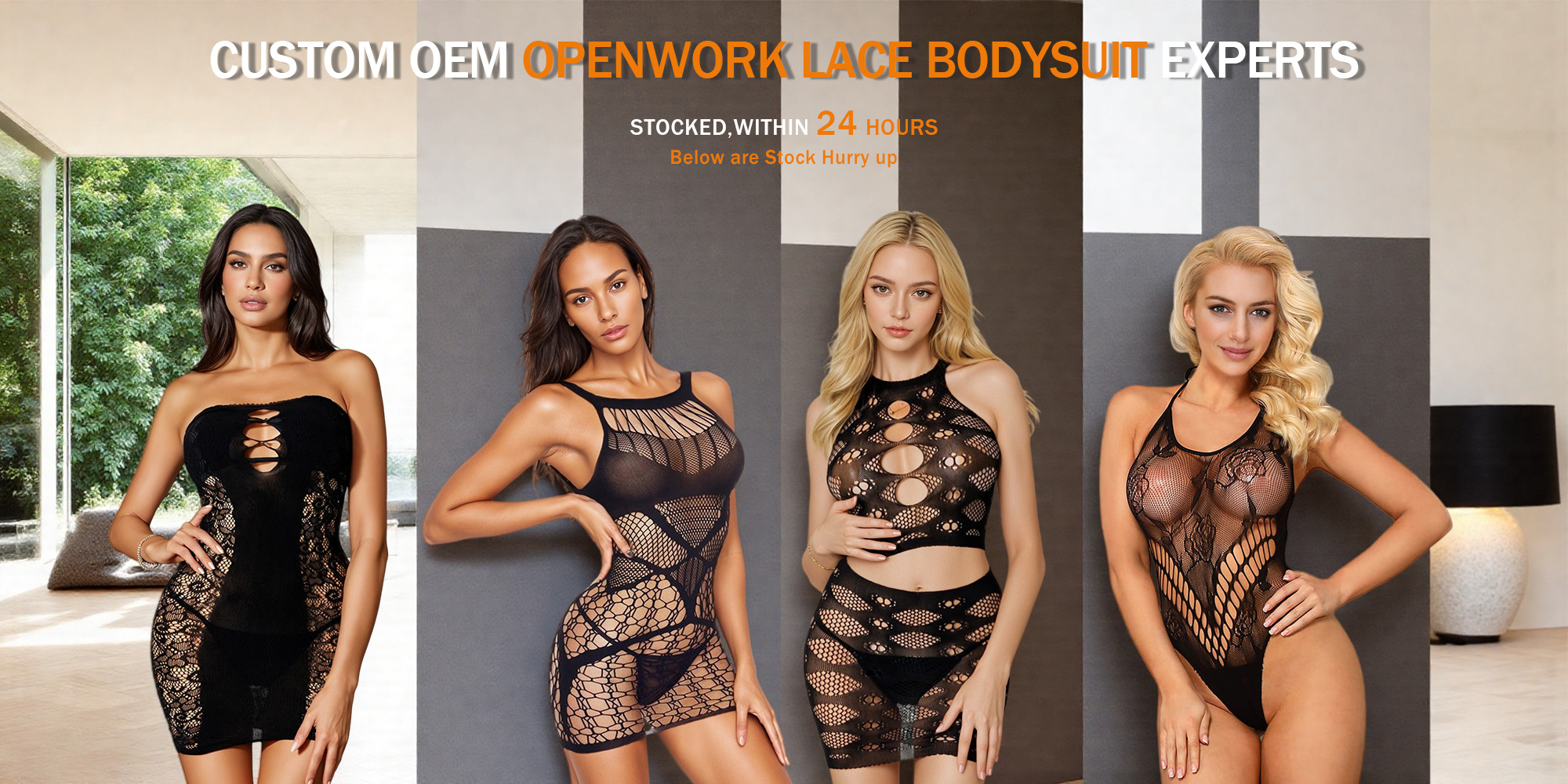 Openwork Lace Bodysuit