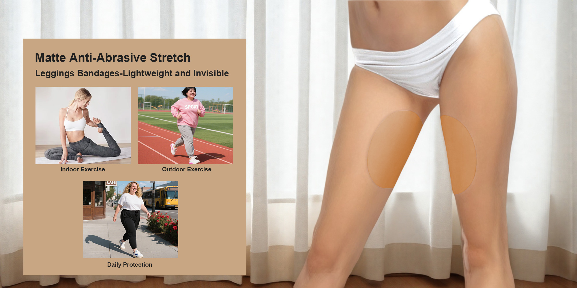 Disposable Anti-Chafing Thigh Patch