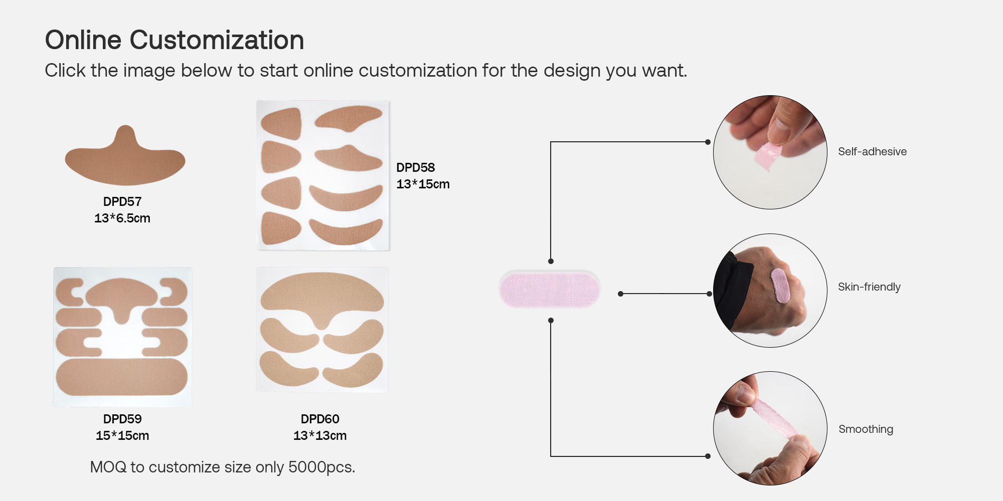 cotton anti wrinkle patche