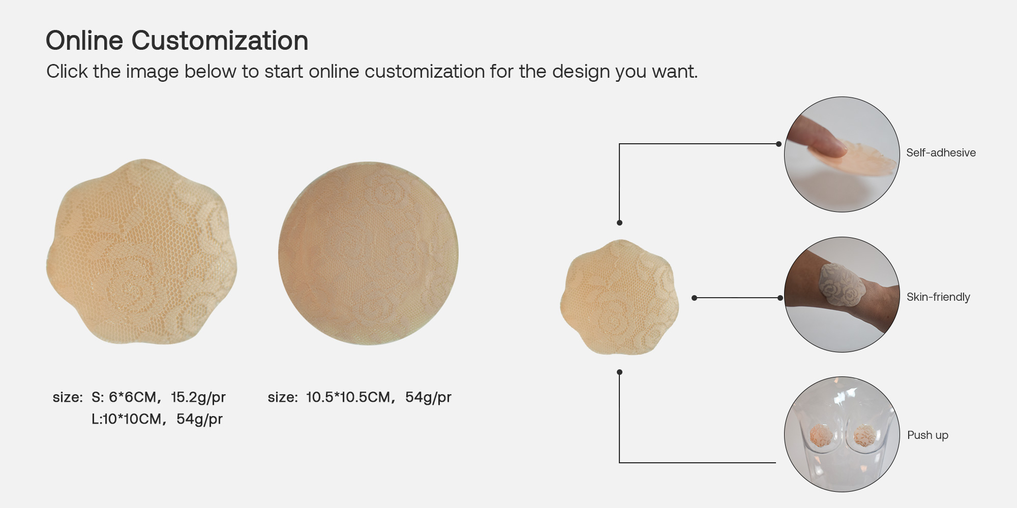 lace silicone nipple cover