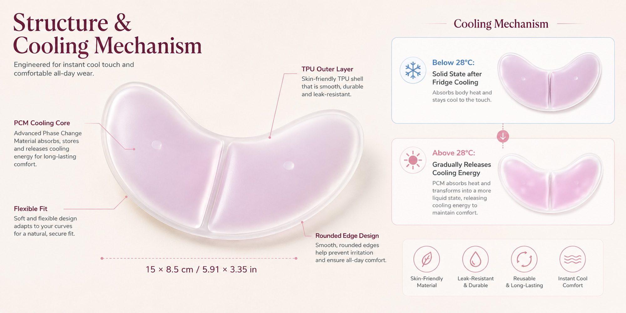 cooling bra pads