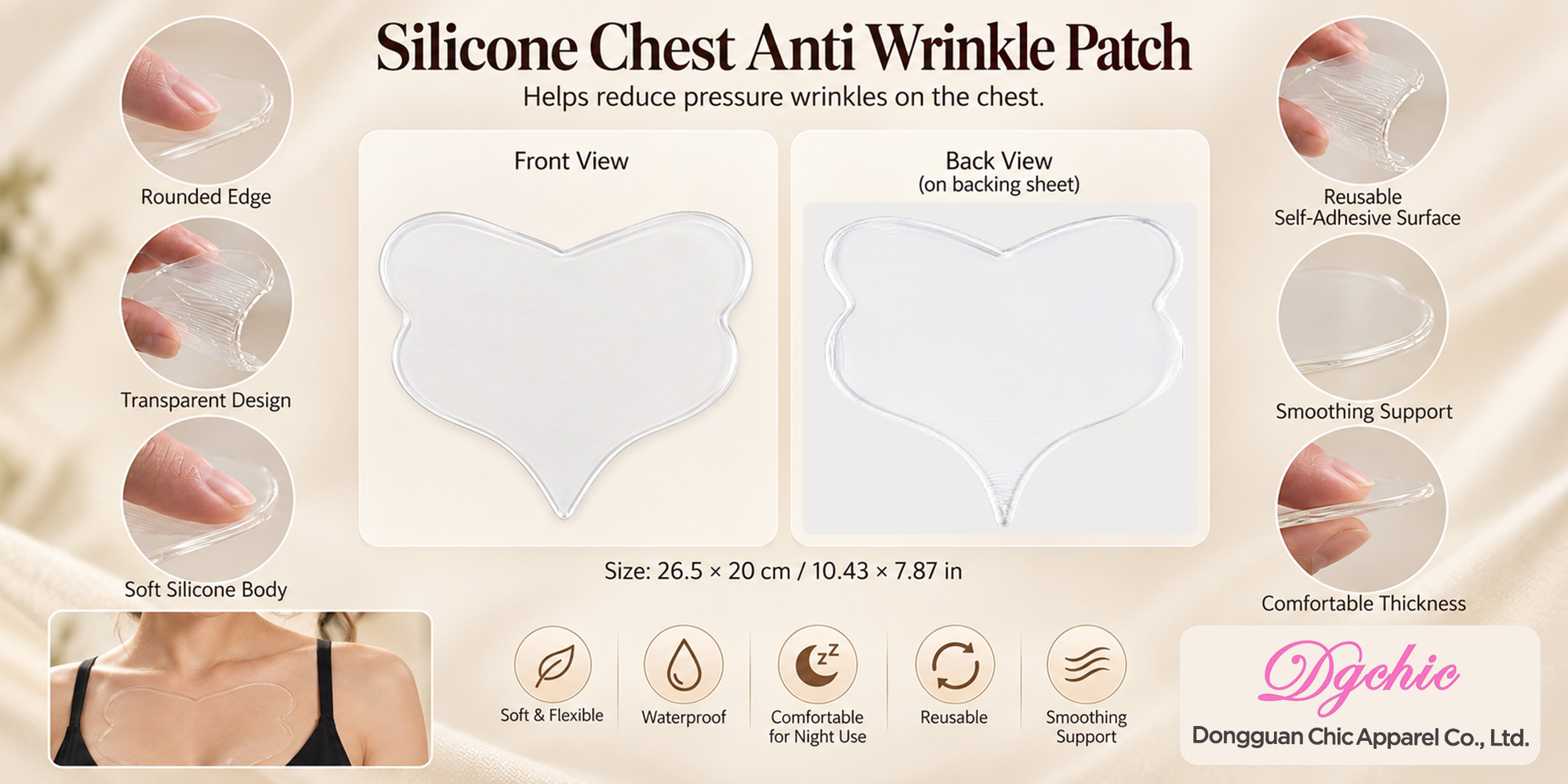 chest wrinkle patch